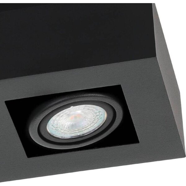 Eglo 31064 - LED bodové svietidlo MENDOZA 3xLED/4,7W/230V 3000K čierna