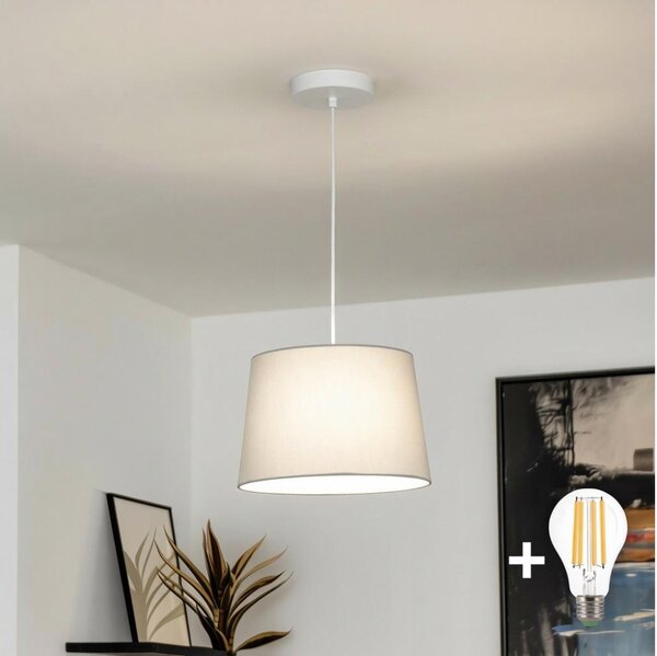 Brilagi - LED luster na lanku CERIA 1xE27/40W/230V, priemer 30 cm, sivý