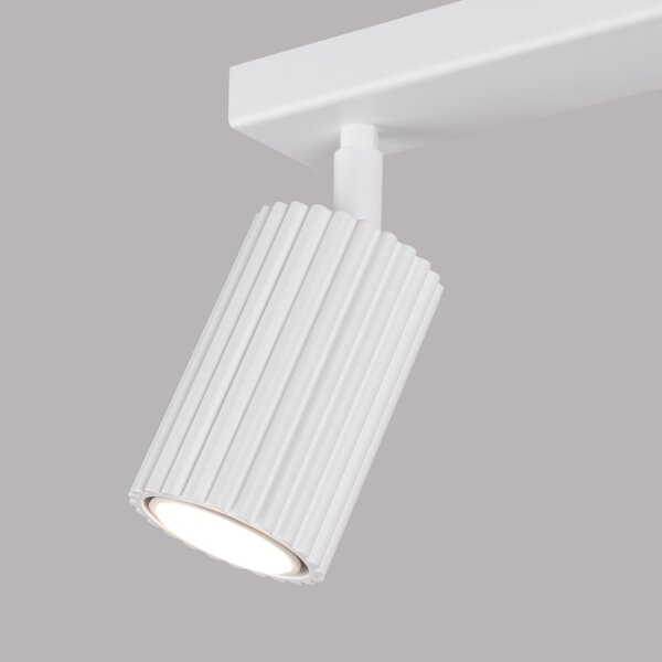 Sollux SL.1542 - Bodové svietidlo KARBON 2xGU10/10W/230V biela