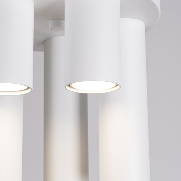 Sollux SL.1465 - Bodové svietidlo LAGOS 5xGU10/10W/230V biela