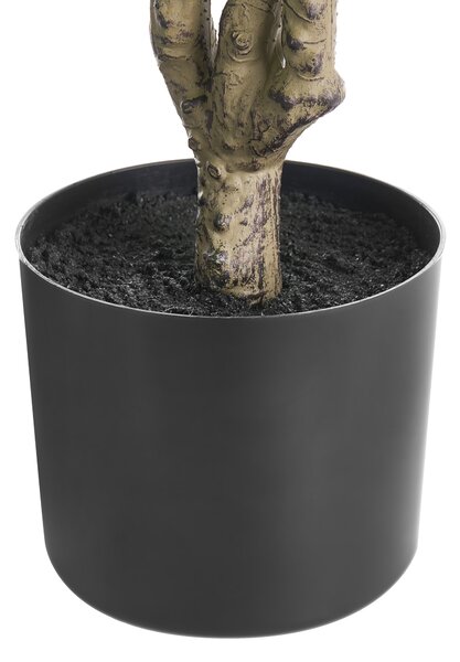 Umelá rastlina v kvetináči biela syntetický materiál 90 cm hortenzia s kvetmi ručná výroba doplnky interiér