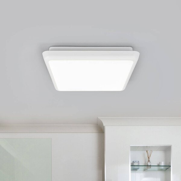 Augustin LED stropné svietidlo, hranaté, 25 x 25 cm