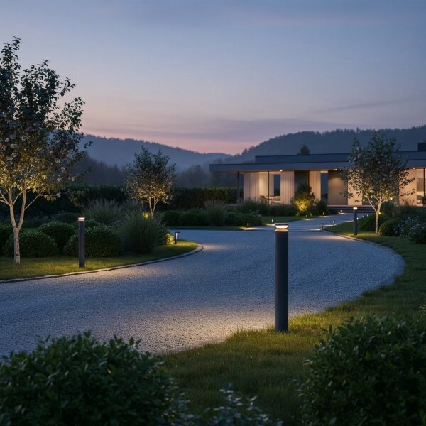 Ideal Lux - LED Vonkajšia lampa BOEING LED/14W/230V 100 cm IP65 antracit