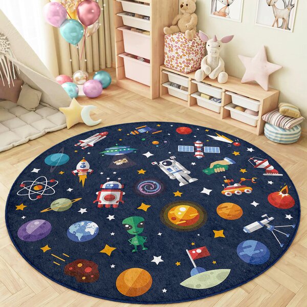 DETSKÝ KOBEREC, 120 cm tmavomodrá - Online Only bytové doplnky, Online Only