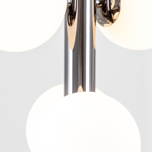 Brilagi - LED luster na lanku MILLA 6xG9/3W/230V čierny chróm/biela