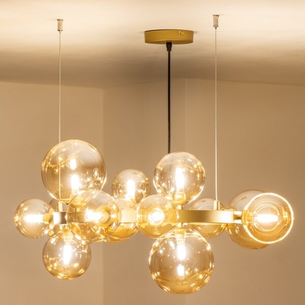 Brilagi - LED Luster na lanku MILLA 15xG9/3W/230V zlatá