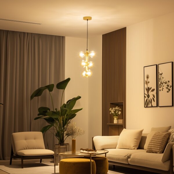 Brilagi - LED Luster na lanku MILLA 6xG9/3W/230V zlatá