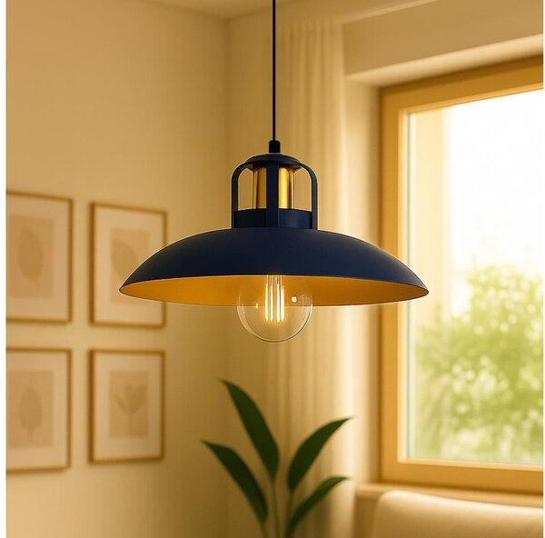 Brilagi - LED Luster na lanku FLAMENGO 1xE27/60W/230V modrá