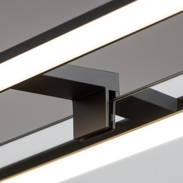 Brilagi - LED kúpeľňové osvetlenie zrkadla VESTRA LED/6W/230V 30 cm IP44 čierna