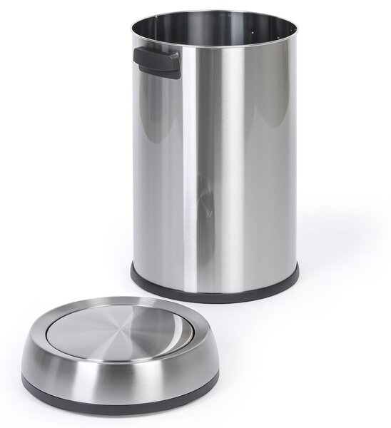 Odpadkový kôš, 65 l, nerez, výkyvné veko