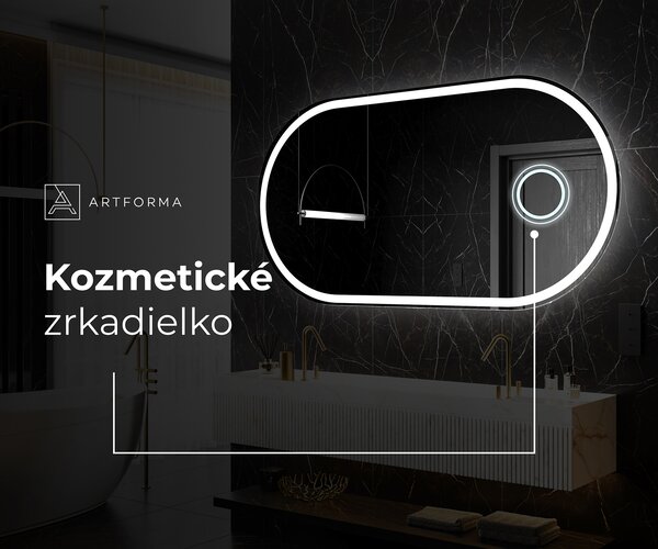 Oválne zrkadla LED do kupelne L230