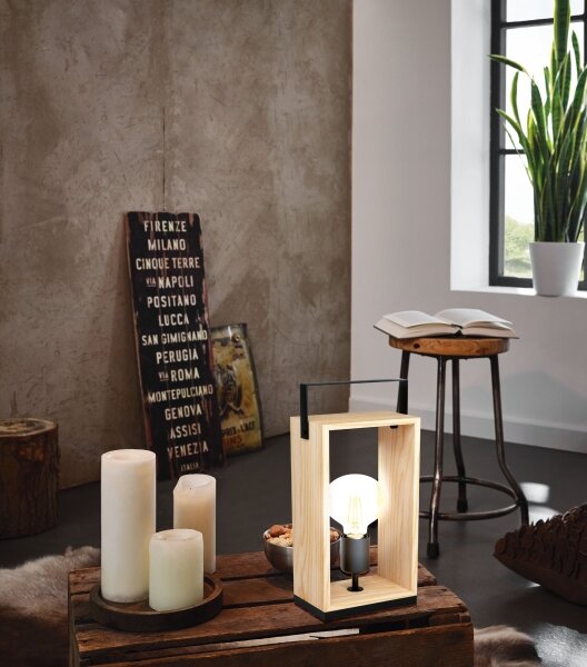 Eglo 43415 - Stolná lampa FAMBOROUGH 1xE27/40W/230V