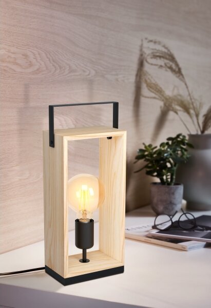 Eglo 43415 - Stolná lampa FAMBOROUGH 1xE27/40W/230V