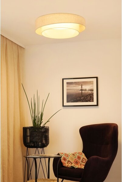 Brilagi - LED Stropné svietidlo SHINE LED/26W/230V pr. 60 cm krémová
