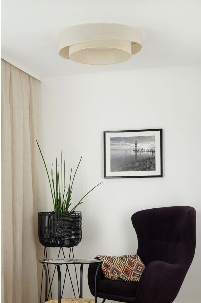 Brilagi - LED Stropné svietidlo SHINE LED/26W/230V pr. 60 cm krémová