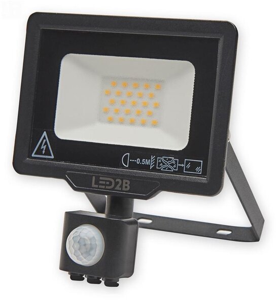 Kobi LED Vonkajší reflektor so senzorom LED/20W/230V 6500K IP44 KB0290 + záruka 3 roky zadarmo