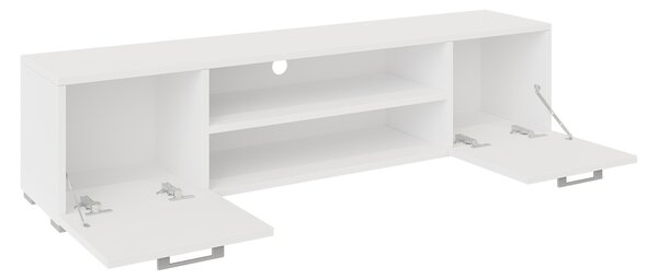 Stolík pod televízor BOERNE - biely