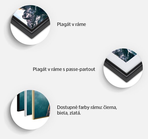 Artgeist Plagát - Earth Power [Poster] Veľkosť: 90x60, Verzia: Čierny rám s passe-partout