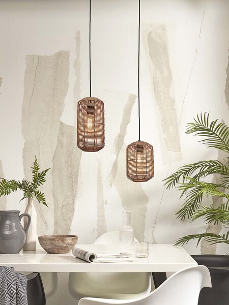 MUZZA Stropná lampa tanami 25 cm prírodná