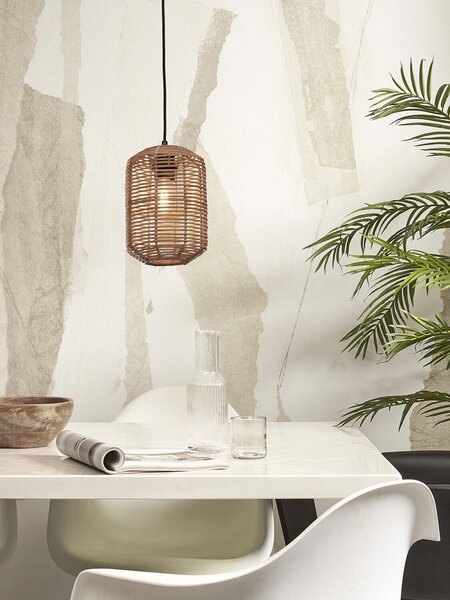 MUZZA Stropná lampa tanami 25 cm prírodná
