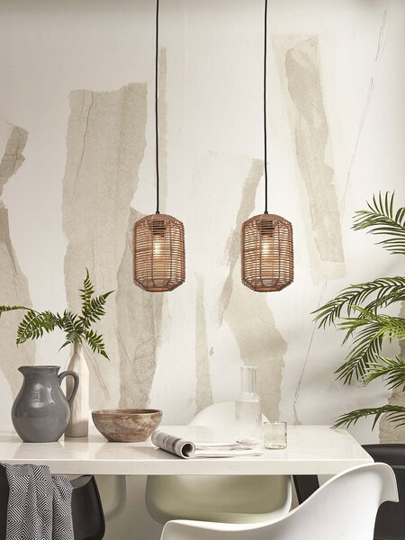 MUZZA Stropná lampa tanami 25 cm prírodná