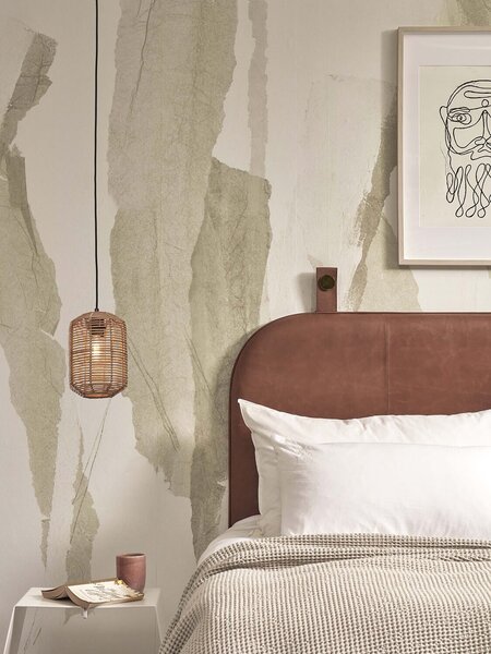 MUZZA Stropná lampa tanami 25 cm prírodná