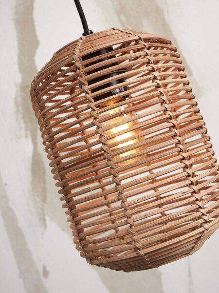 MUZZA Stropná lampa tanami 25 cm prírodná