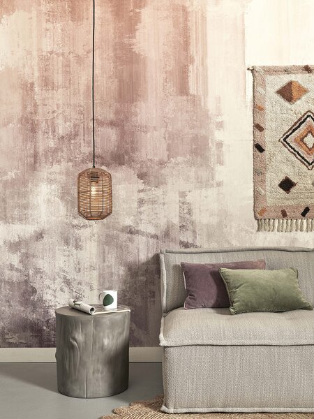 MUZZA Stropná lampa tanami 25 cm prírodná