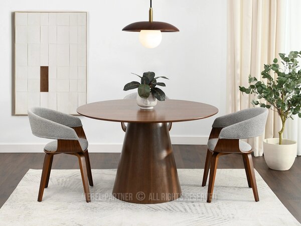 Okrúhly jedálenský stôl 120 cm DONIS - orech