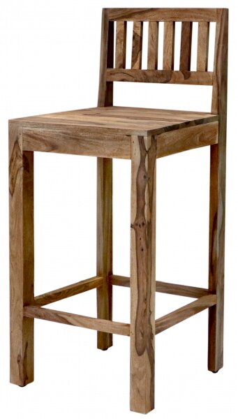Stolička barová indický masív palisander