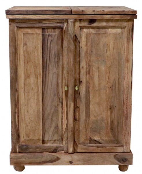 Rozkladacia barová skriňa 80x105x55 indický masív palisander