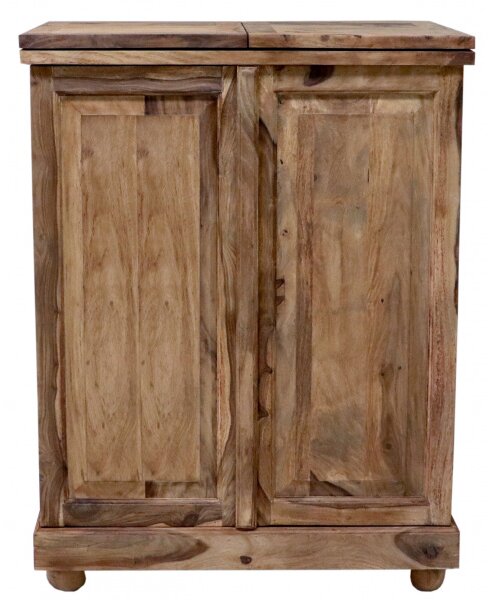 Rozkladacia barová skriňa 80x105x55 indický masív palisander