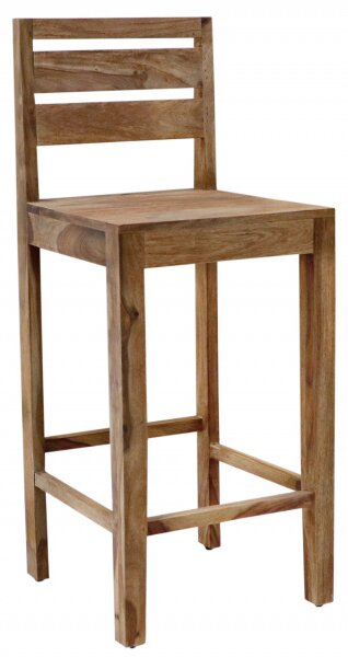 Stolička barová 45x110x45 indický masív palisander