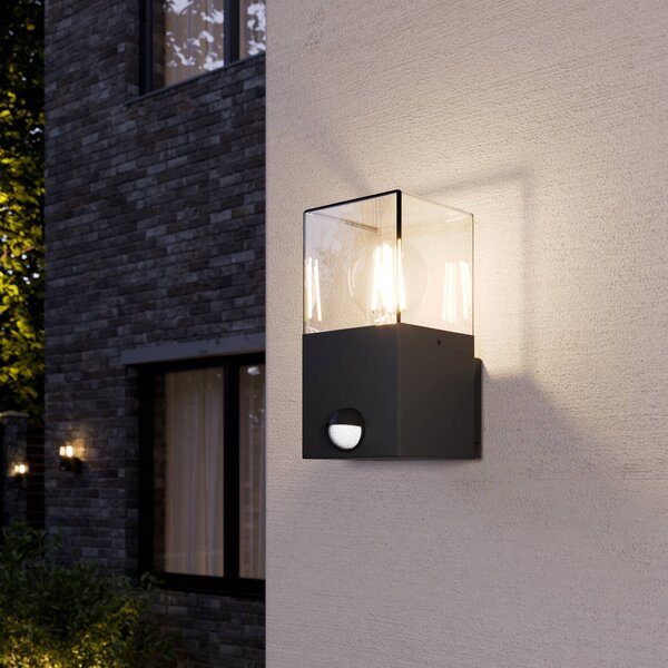 Lucande Keke vonkajšia nástenná lampa so snímačom