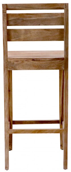Stolička barová 45x110x45 indický masív palisander