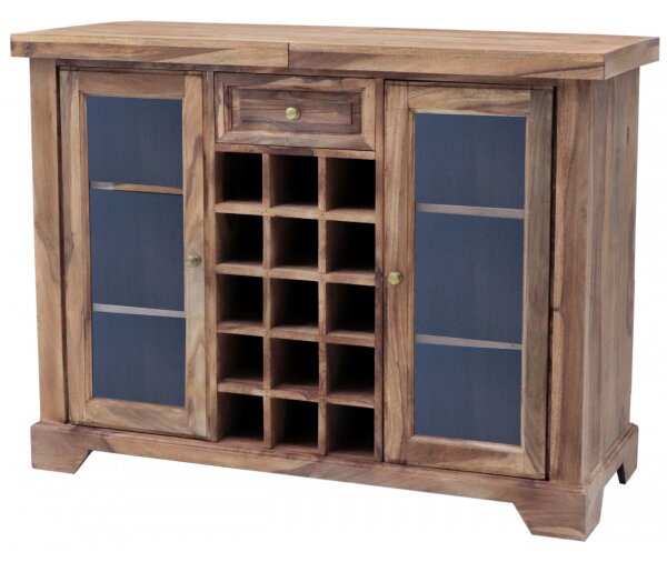 Barová skriňa 120x90x50 indický masív palisander