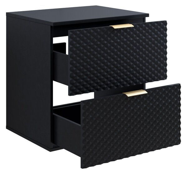 Skrinka pod umývadlo 60 cm EUREKA - čierna