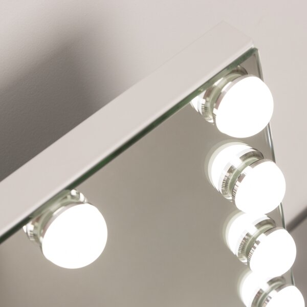 Brilagi - LED stmievateľné make-up zrkadlo HOLLYWOOD LED/15W/230V 3000/4000/6500
