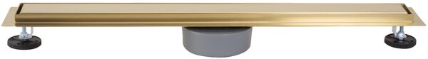 Rea Neox Pro, odtokový sprchový žľab 60cm, zlatá matná, REA-G2701