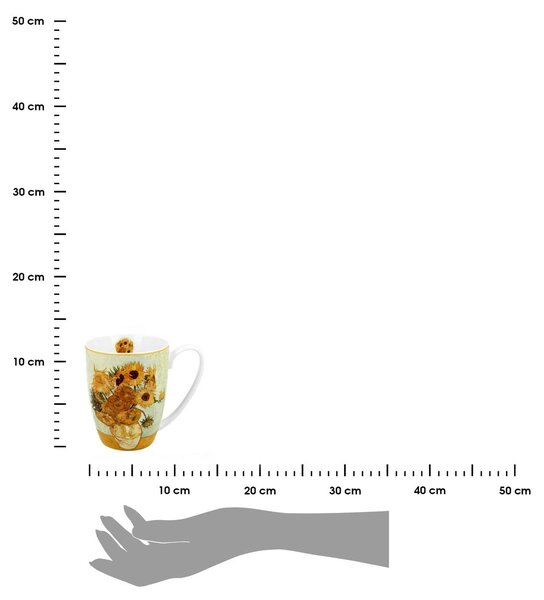 Porcelánový hrnček Van Gogh Sunflowers 350 ml