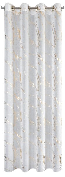 ZÁCLONA NA KRÚŽKOCH MOLLY1 140X250 CM VZOROVANÁ