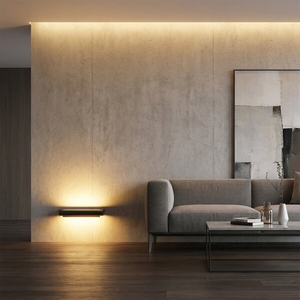 Brilagi -LED Vonkajšie nástenné svietidlo SALERNO LED/12W/230V 35,5 cm antracit IP65
