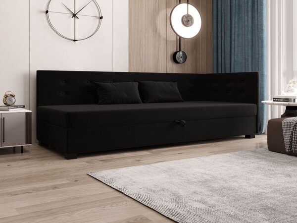 Jednolôžková posteľ 100x195 AJKA PLUS 1 - čierna