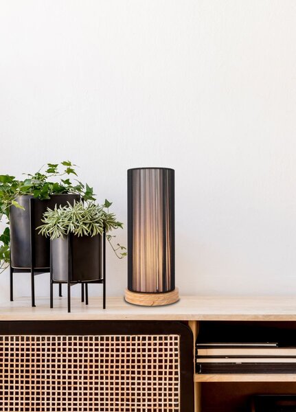 Moderná stolná lampa KIOTO - 1xE27, 40W, čierna