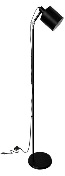 Stojacia industriálna lampa ZANA - 1xE27, 60W, čierna