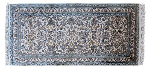Luxusný menší hodvábny koberec Kašmír 18/18 0,70 x 1,40 m