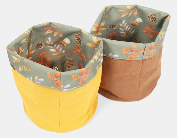 Sinsay - Úložný kôš 2 pack - oranžová