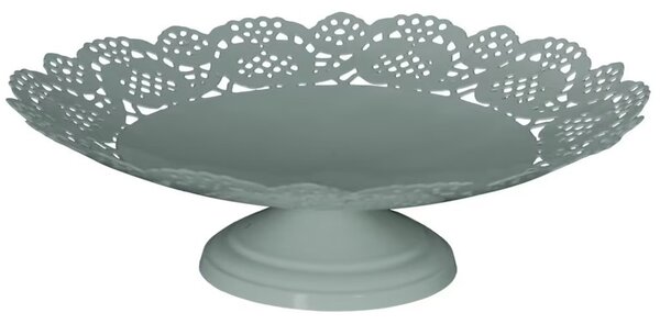 Biely kovový krútený svietnik na úzku sviečku Estelle - Ø 10,5*22 cm - Strömshaga