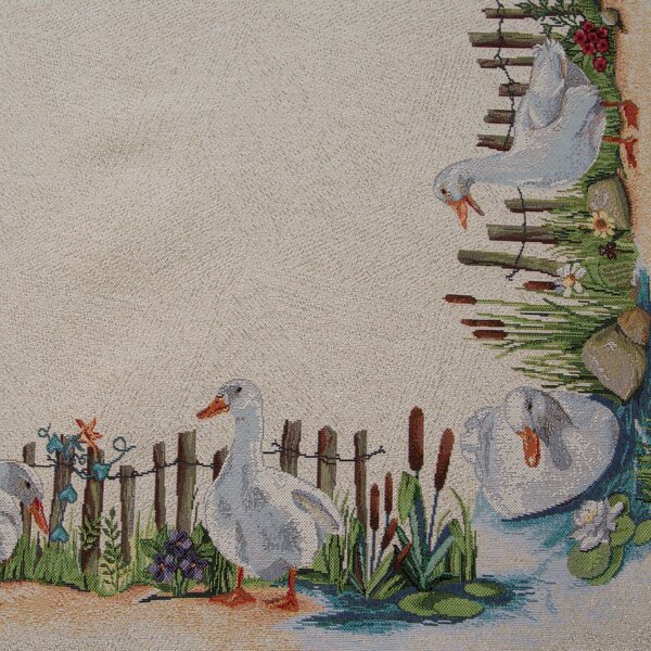 GOBELÍNOVÝ BEHÚŇ NA STÔL GOOSE 40X100 CM VZOROVANÁ
