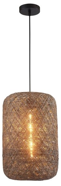 Luster na lanku ELLEN 1xE27/20W/230V pr. 30 cm antracit